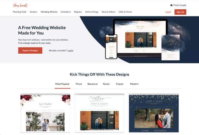 The 9 Best Wedding Website Builders For Modern Couples In 2022