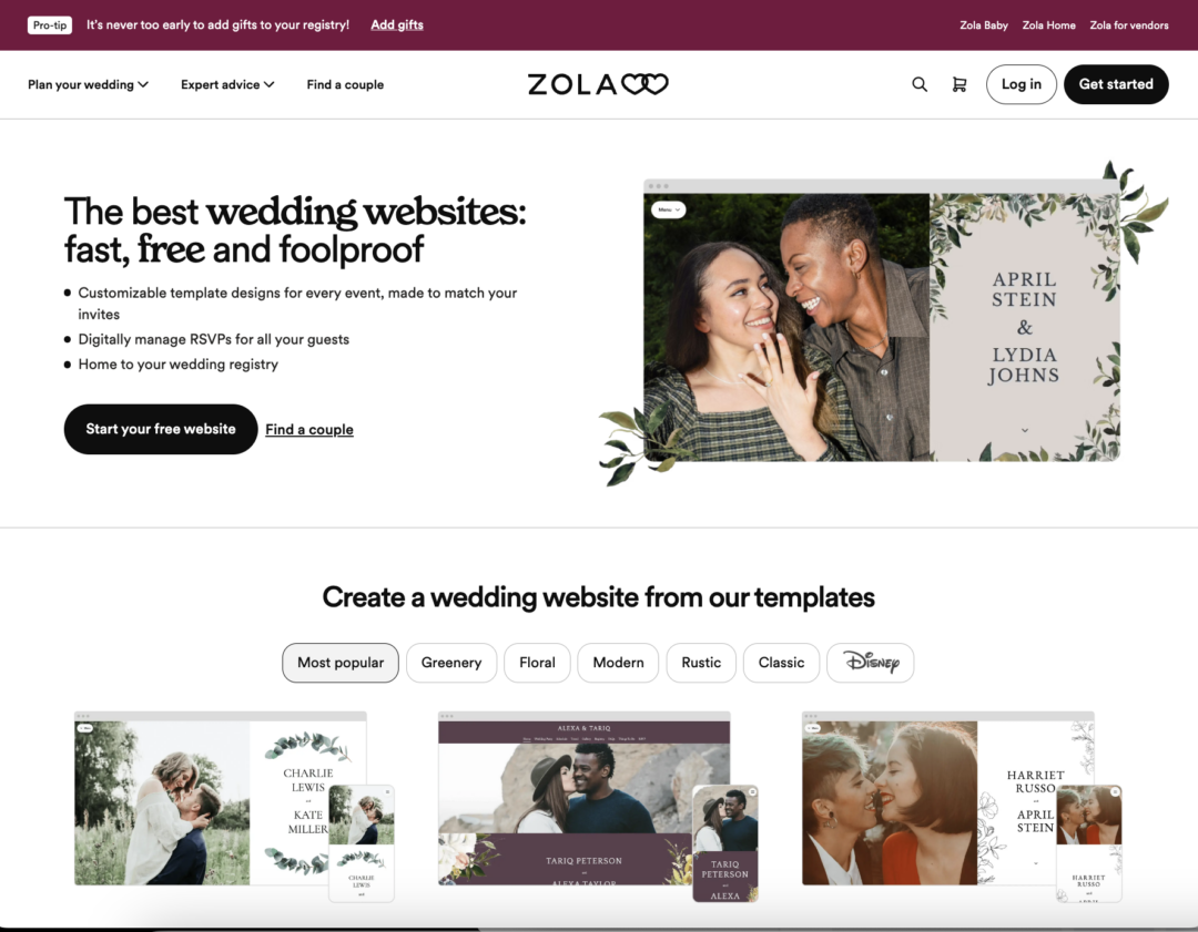 The 9 Best Wedding Website Builders for Modern Couples in 2024